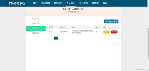 springboot vue網頁時裝購物系統 前后端分離