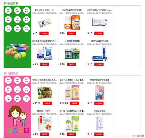 html網(wǎng)頁設計期末課程大作業(yè) 醫(yī)藥用品購物商城 html css