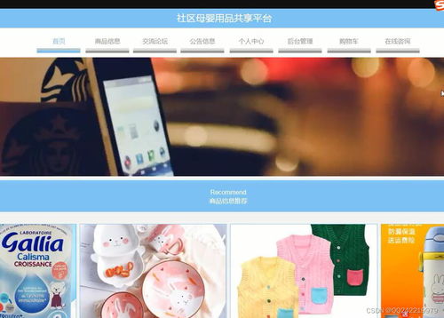 spring boot vue java母嬰用品網上商城系統j24bm